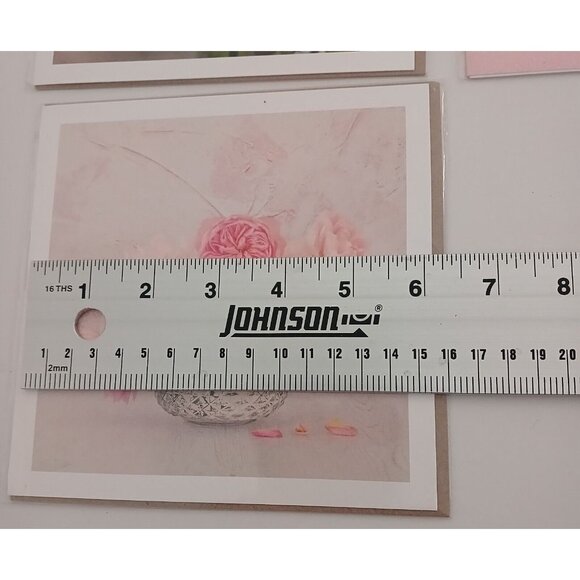 Tracks Publishing NEW Greeting Cards Lot of 5 Flowers Bunnies In original Packag - Picture 8 of 13